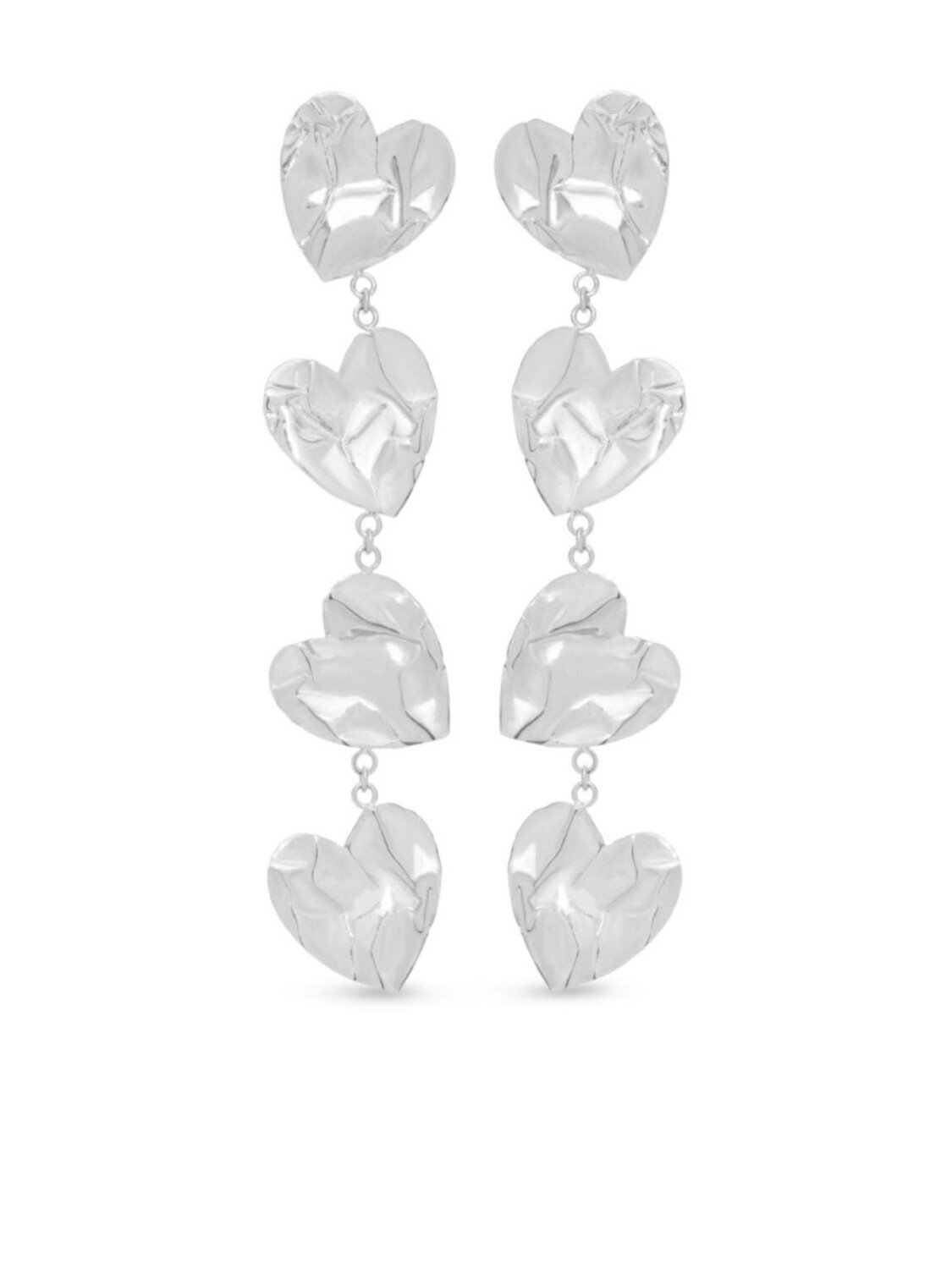 

Серьги-подвески Crushed Heart Oscar de la Renta, серебряный