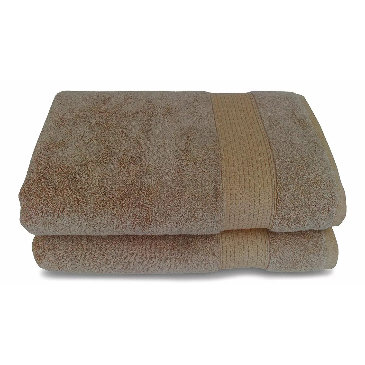 цена Классические турецкие полотенца, набор из 2 предметов, натуральные мягкие впитывающие шелковые банные полотенца, серо-коричневый