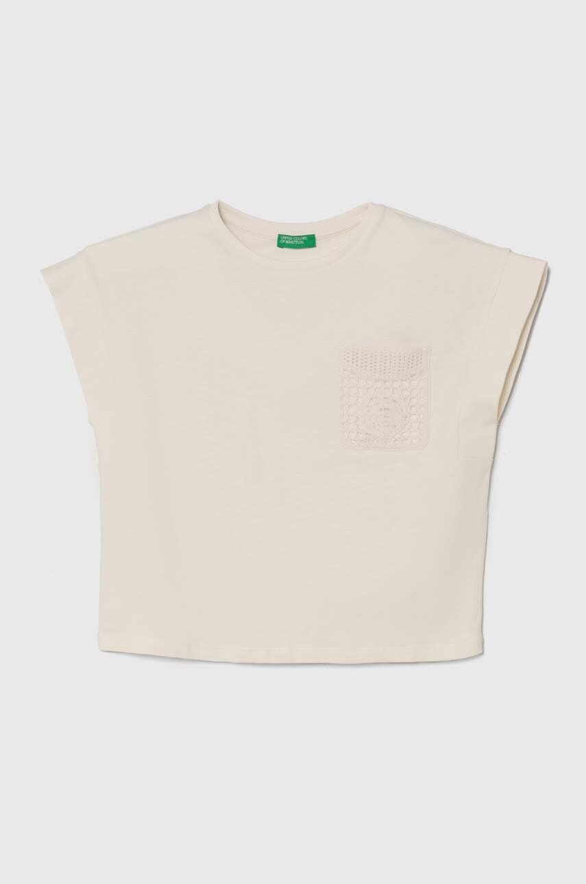 

Детская футболка United Colors of Benetton, бежевый