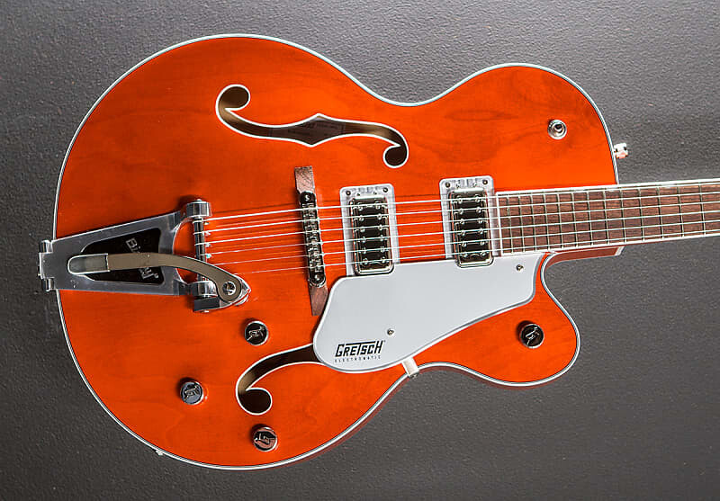 Электрогитара Gretsch G5420T Electromatic Classic Hollow Body Single Cut w/Bigsby - Orange Stain электрогитара gretsch g5420t electromatic hollow body single cut with bigsby orange stain