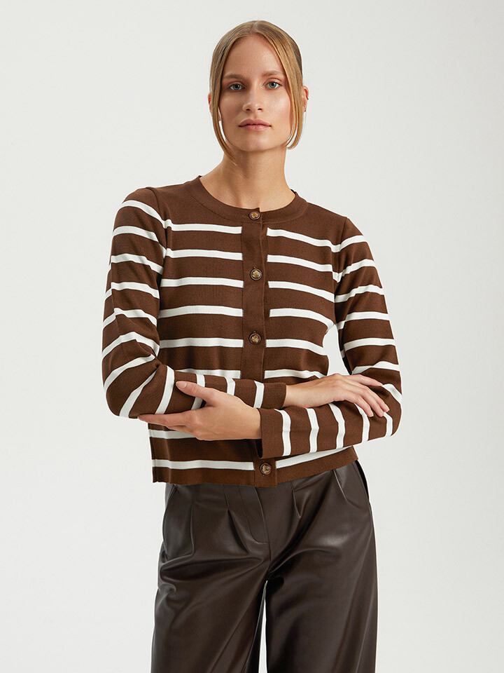 

Кардиган BGN, цвет Braun/Creme
