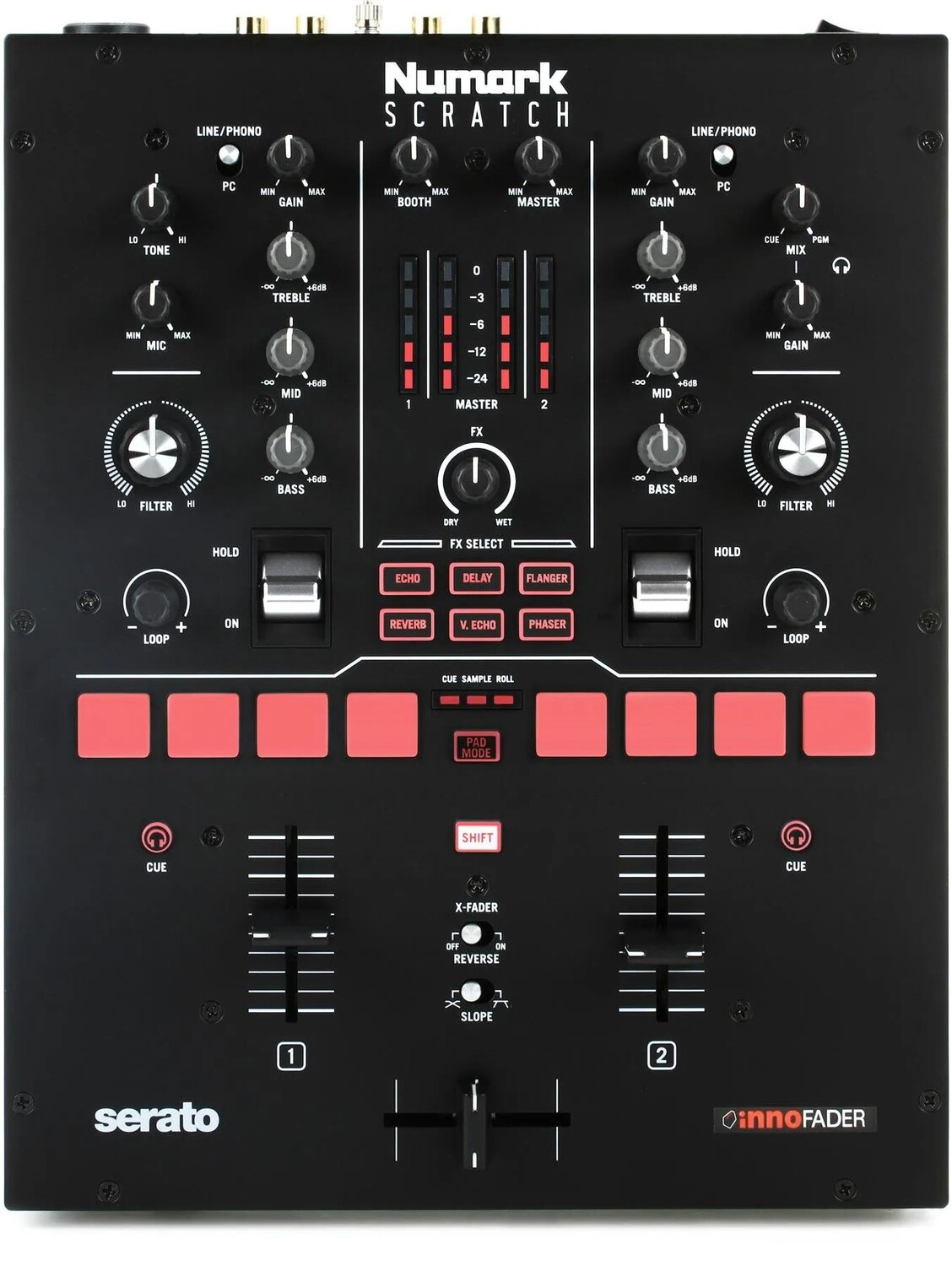 

2-канальный скретч-микшер Numark Scratch для Serato DJ Pro