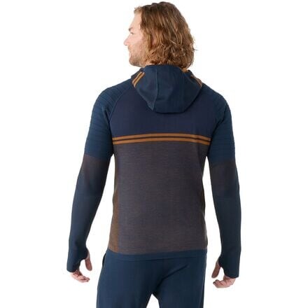 

Толстовка с молнией 1/2 Intraknit Merino Tech мужская Smartwool, цвет Deep Navy/Fox Brown