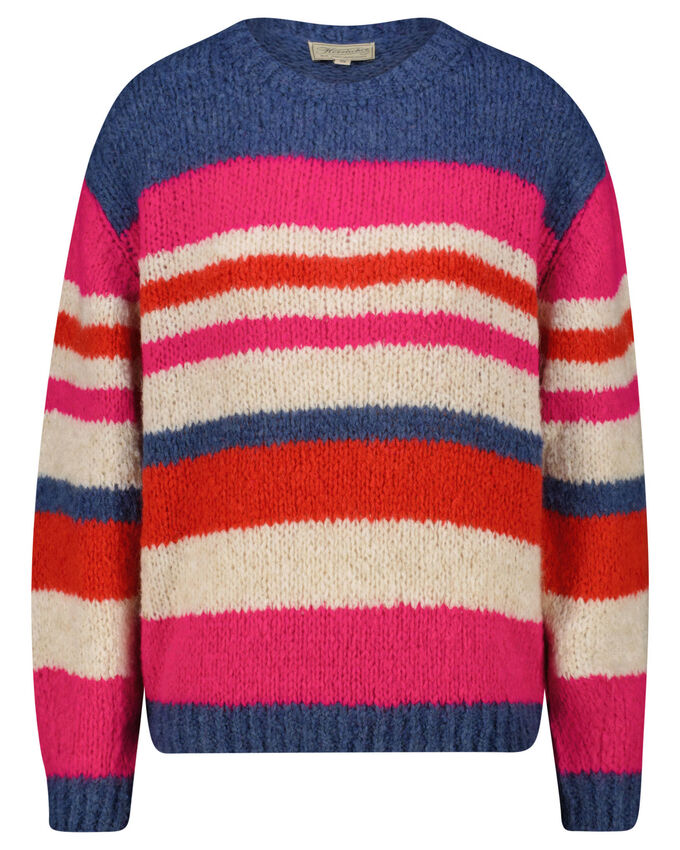 Вязаный свитер из мохера и шерсти Herrlicher, розовый