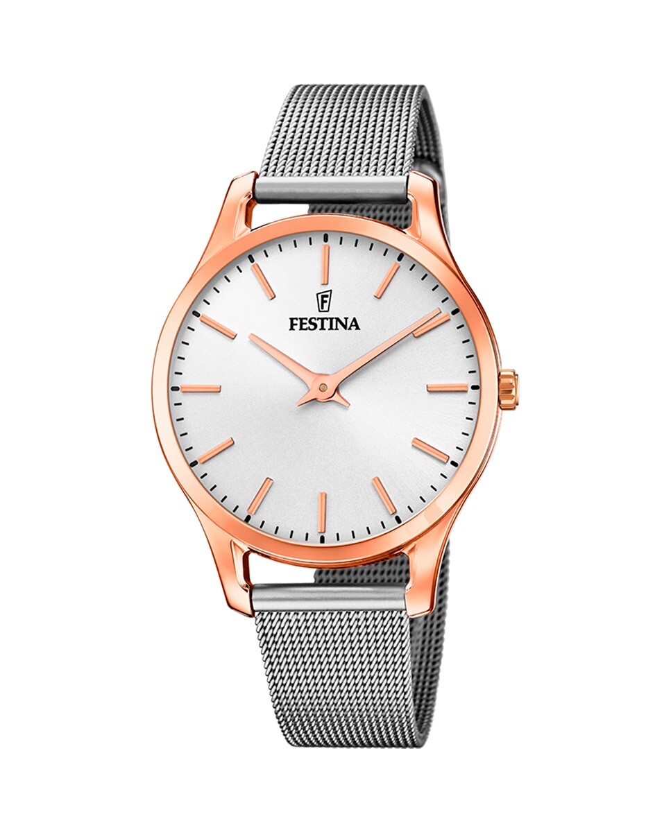 

F20507/1 Boyfriend Collection серебряные женские часы из стали Festina, серебро
