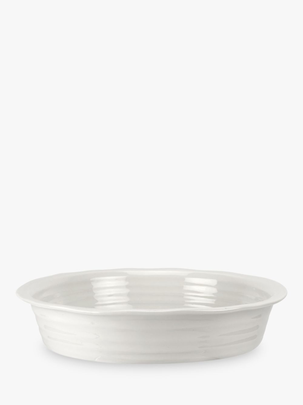 Фарфоровая круглая форма для пирога Sophie Conran for Portmeirion, 27 см, белая круглая форма для пирога 24 см tefal chefclub j5679602