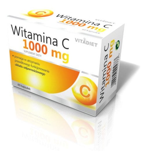 VitaDiet, биологически активная добавка Витамин С, 60 капсул.