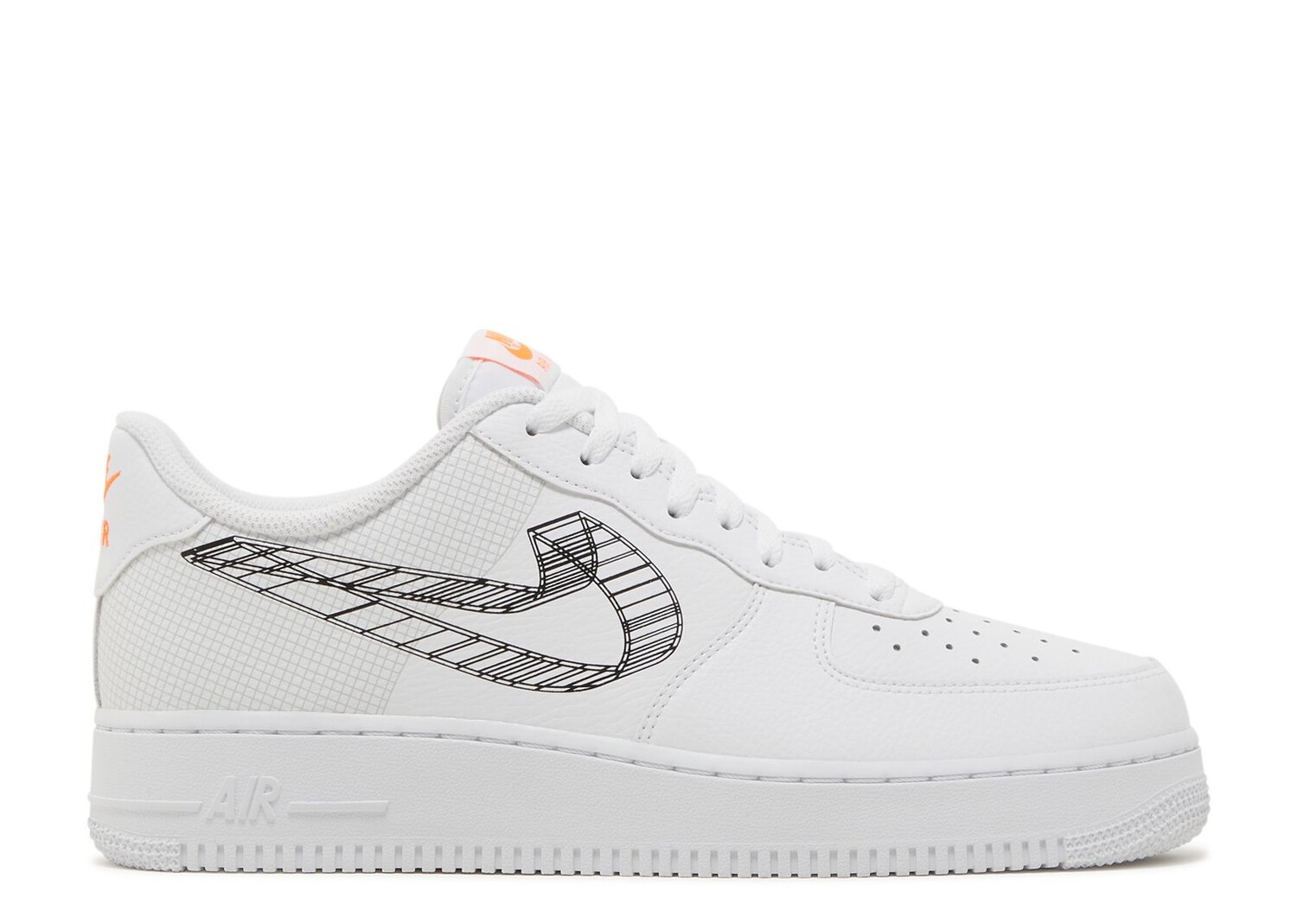 

Кроссовки Nike Air Force 1 '07 '3D Swoosh', белый