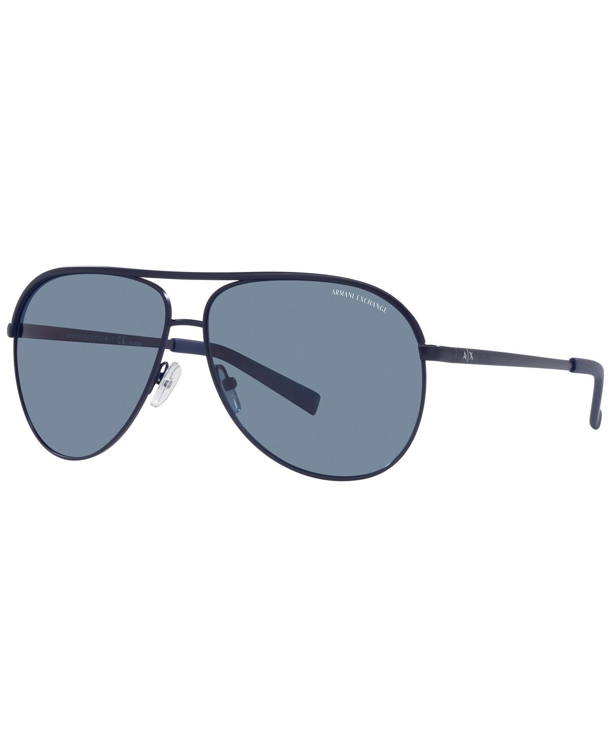 Поляризованные солнцезащитные очки унисекс, AX2002 61 Armani Exchange, синий чехол broscorp для apple iphone 14 matte blue ip14 colourful blue