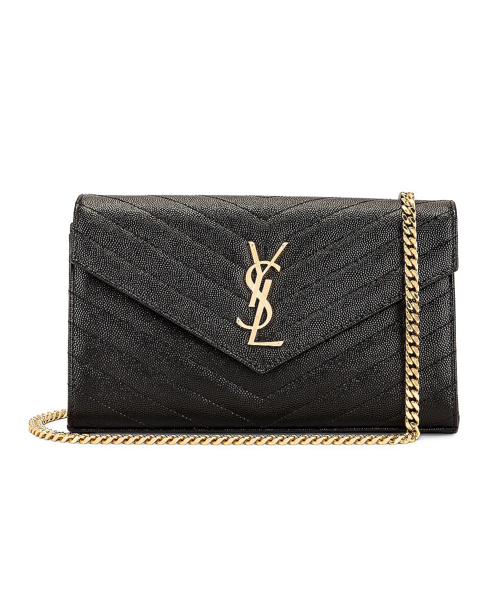 

Сумка Saint Laurent Monogramme Chain Wallet, неро