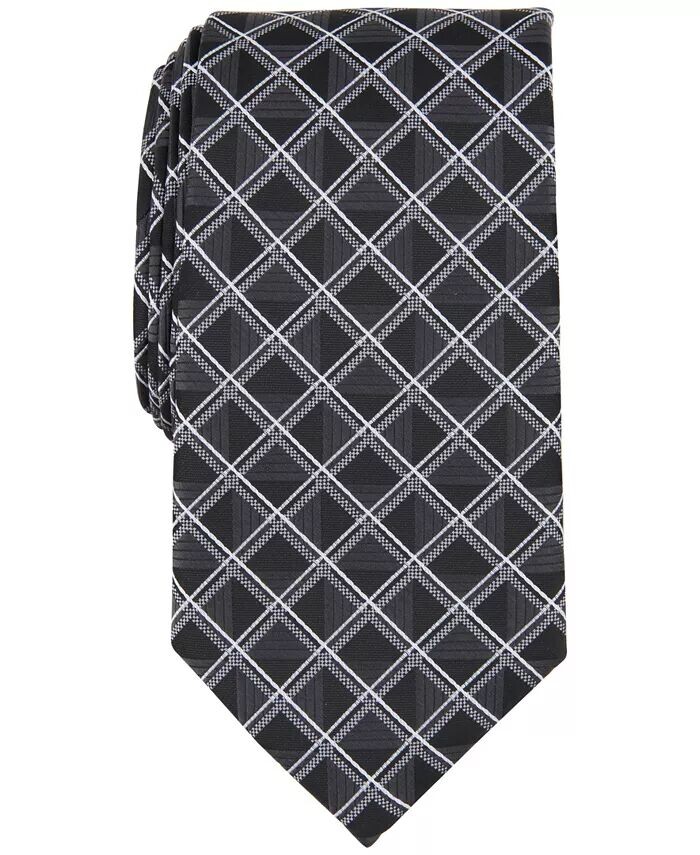 

Мужской галстук Karmen Grid Perry Ellis, черный
