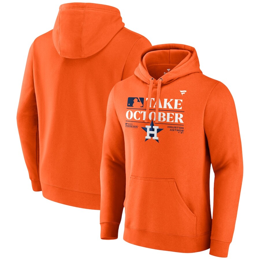

Пуловер с капюшоном Fanatics Branded Houston Astros, оранжевый