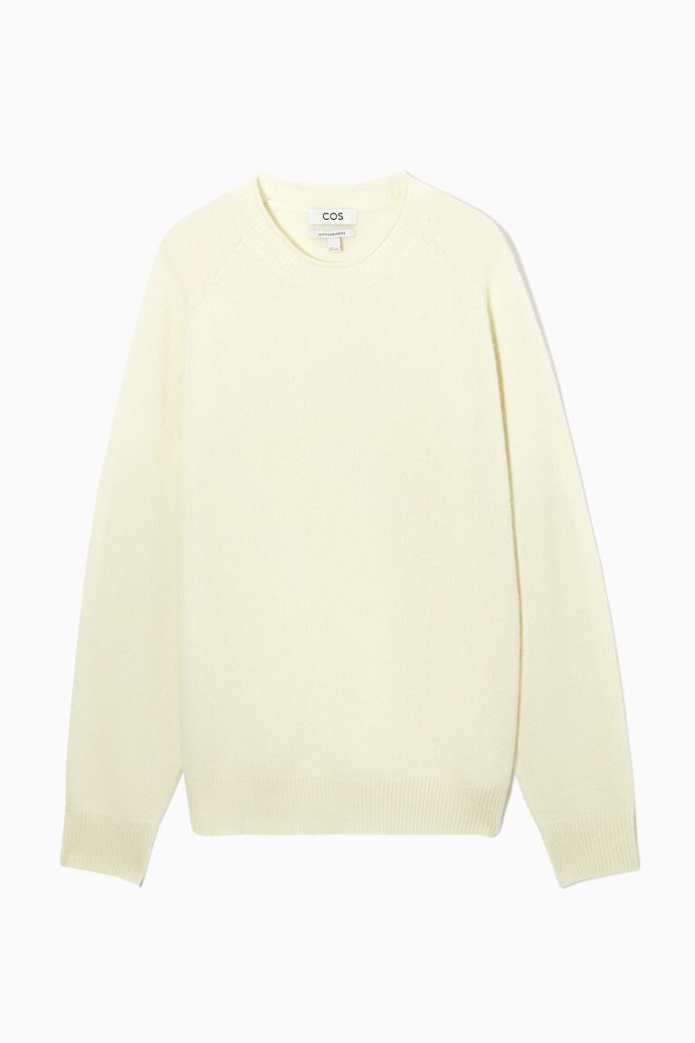 

Джемпер COS Relaxed-fit Pure Cashmere, кремовый, Бежевый