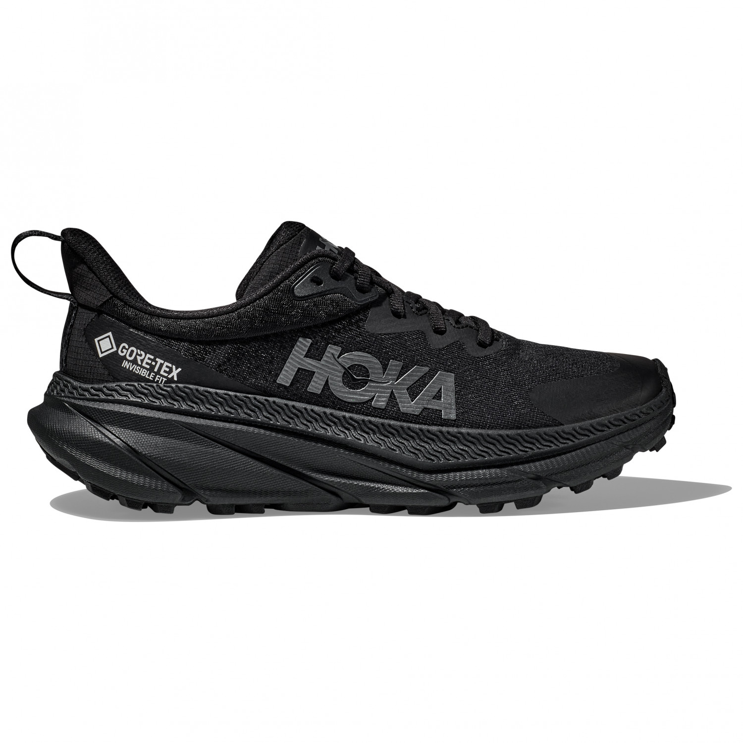 Кроссовки для бега по пересеченной местности Hoka Challenger 7 GTX, цвет Black/Black кроссовки женские hoka challenger mid gtx