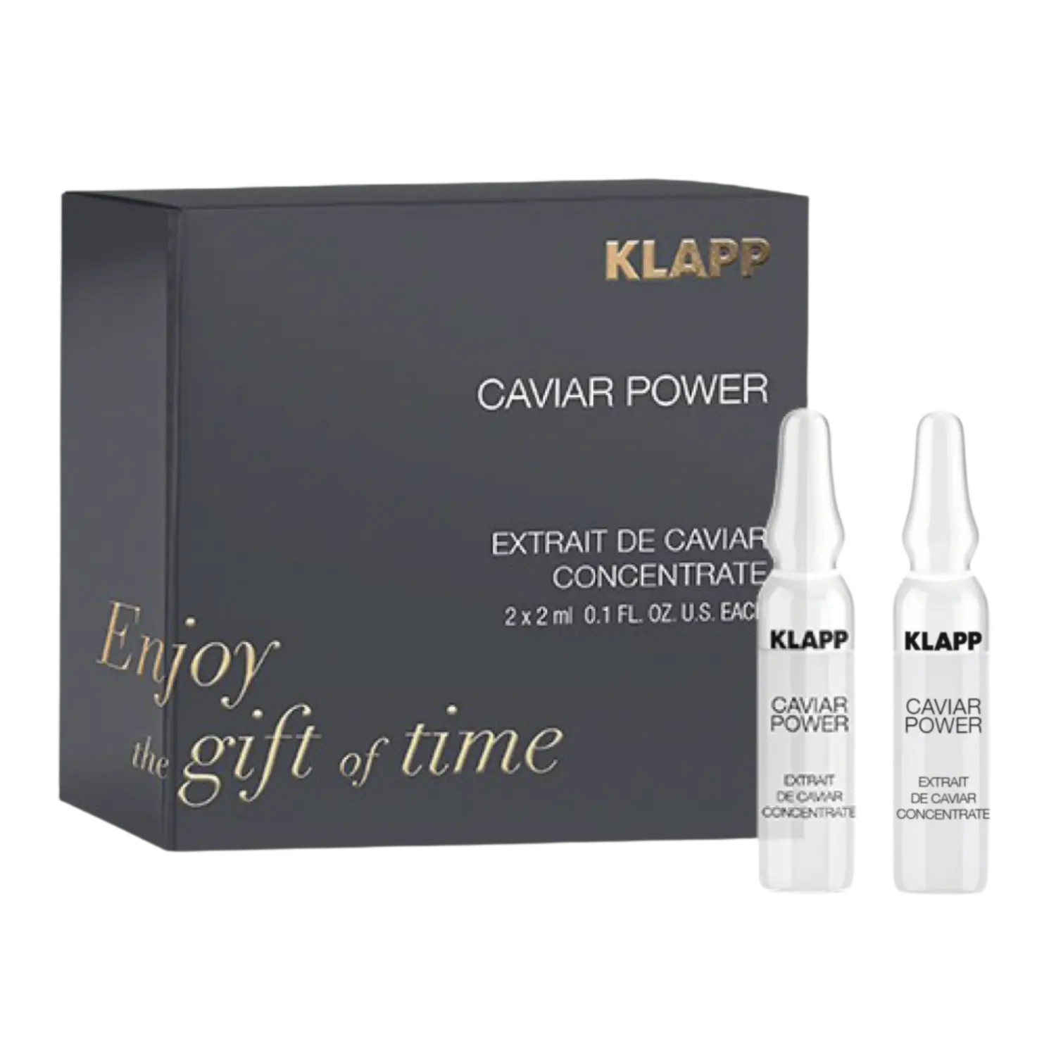 

Ампулы с икрой Klapp Caviar Power Extrait De Caviar, 2х2мл/1 упаковка