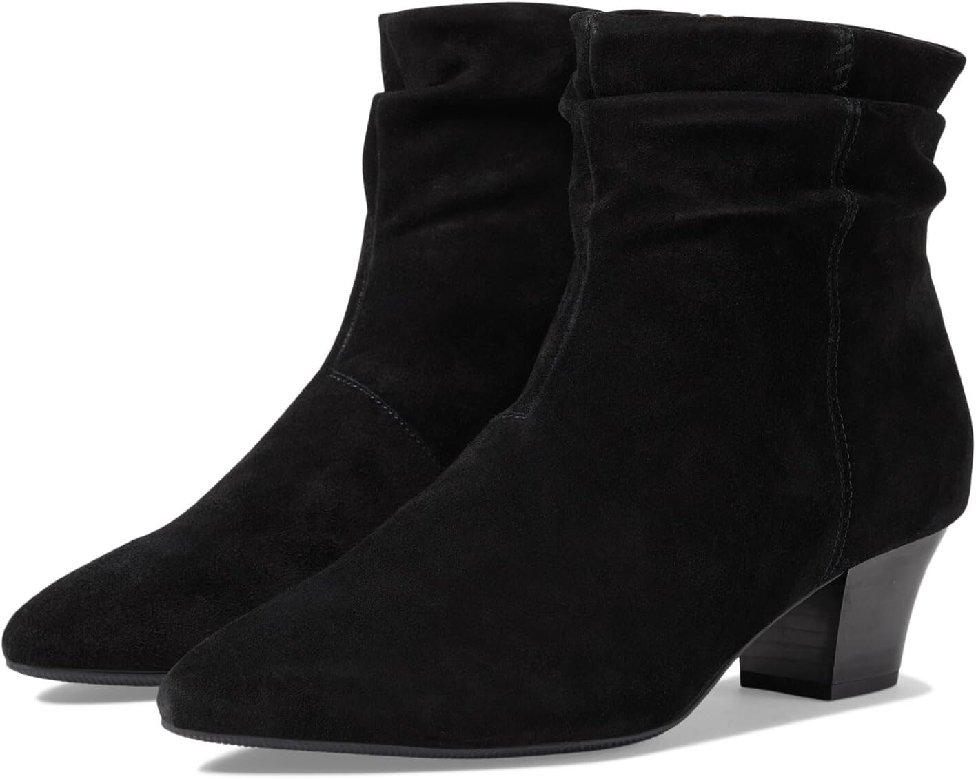 

Ботильоны Teresa Skip Clarks, черная замша, Черный