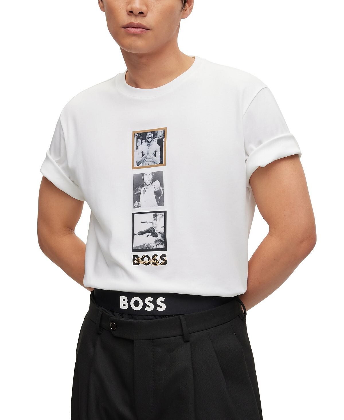 

Гендерно-нейтральная футболка BOSS by Hugo Boss x Bruce Lee