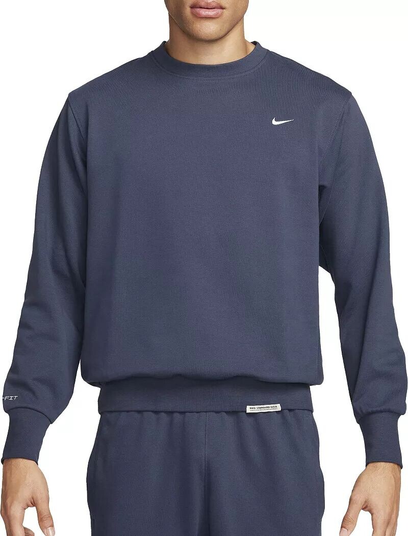 

Мужская рубашка с круглым вырезом и длинными рукавами Nike Standard Issue, синий