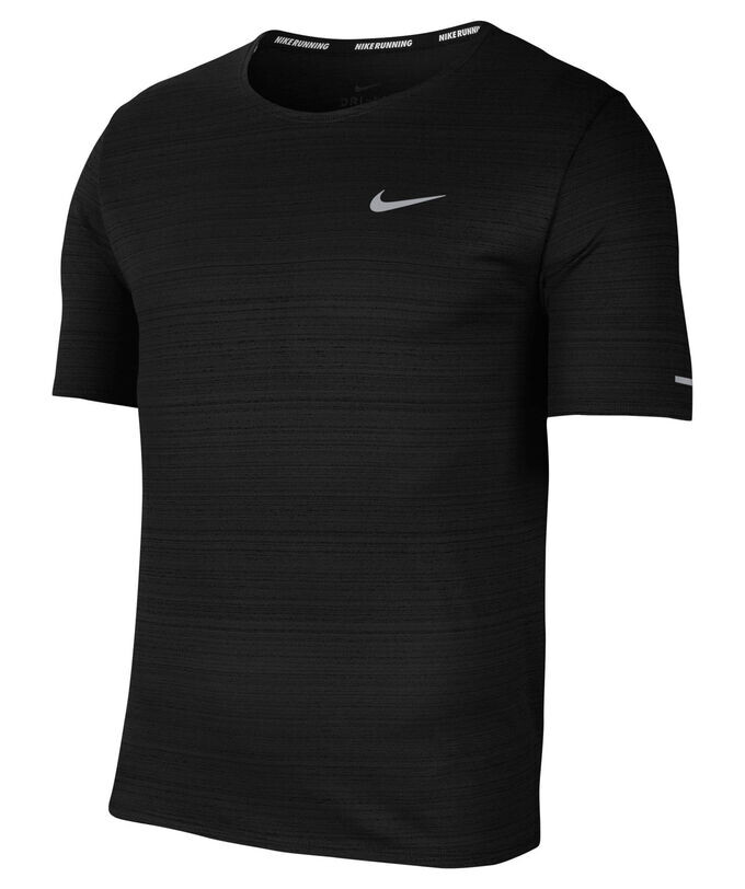 

Спортивная футболка для бега dri-fit Miler Nike, черный