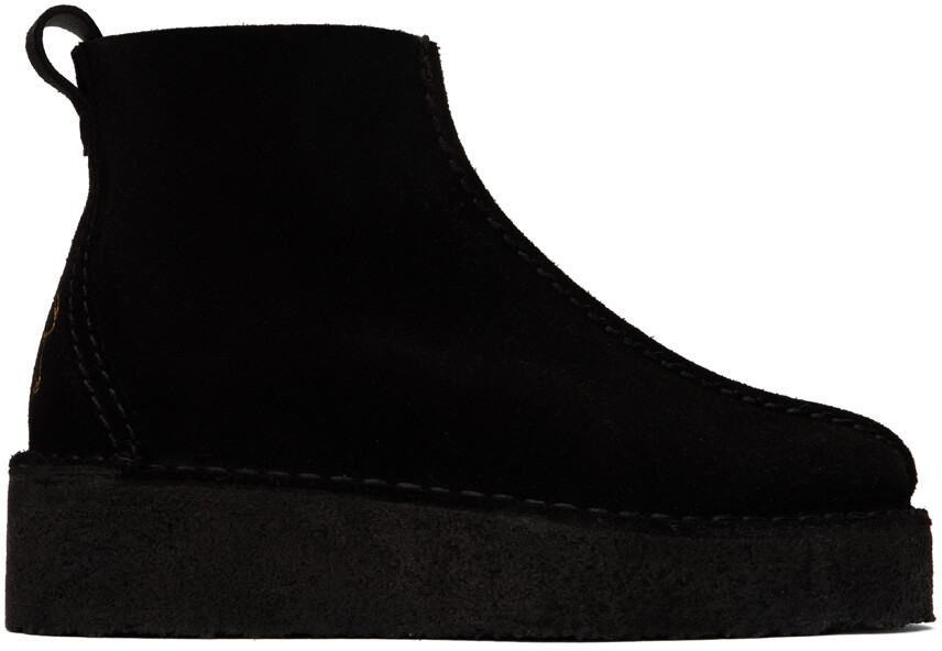 

Черные ботинки на танкетке Clarks Originals Trek