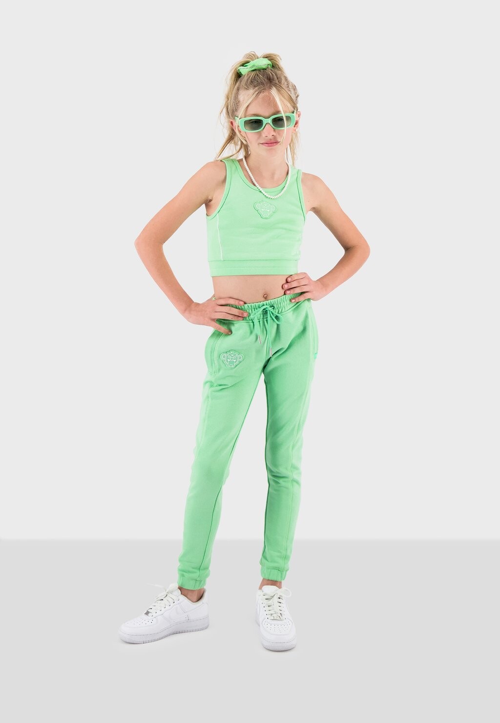 

Топ SERENA Black Bananas, цвет light green