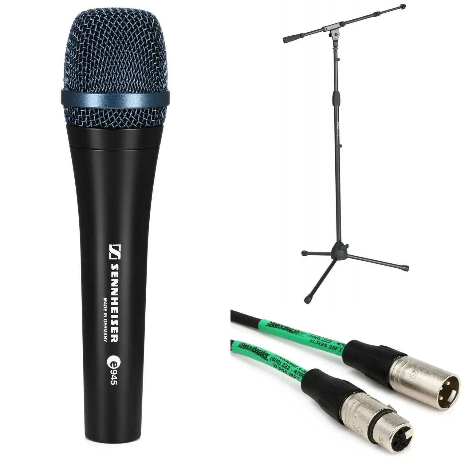 

Комплект микрофона Sennheiser e 945 со стойкой и кабелем