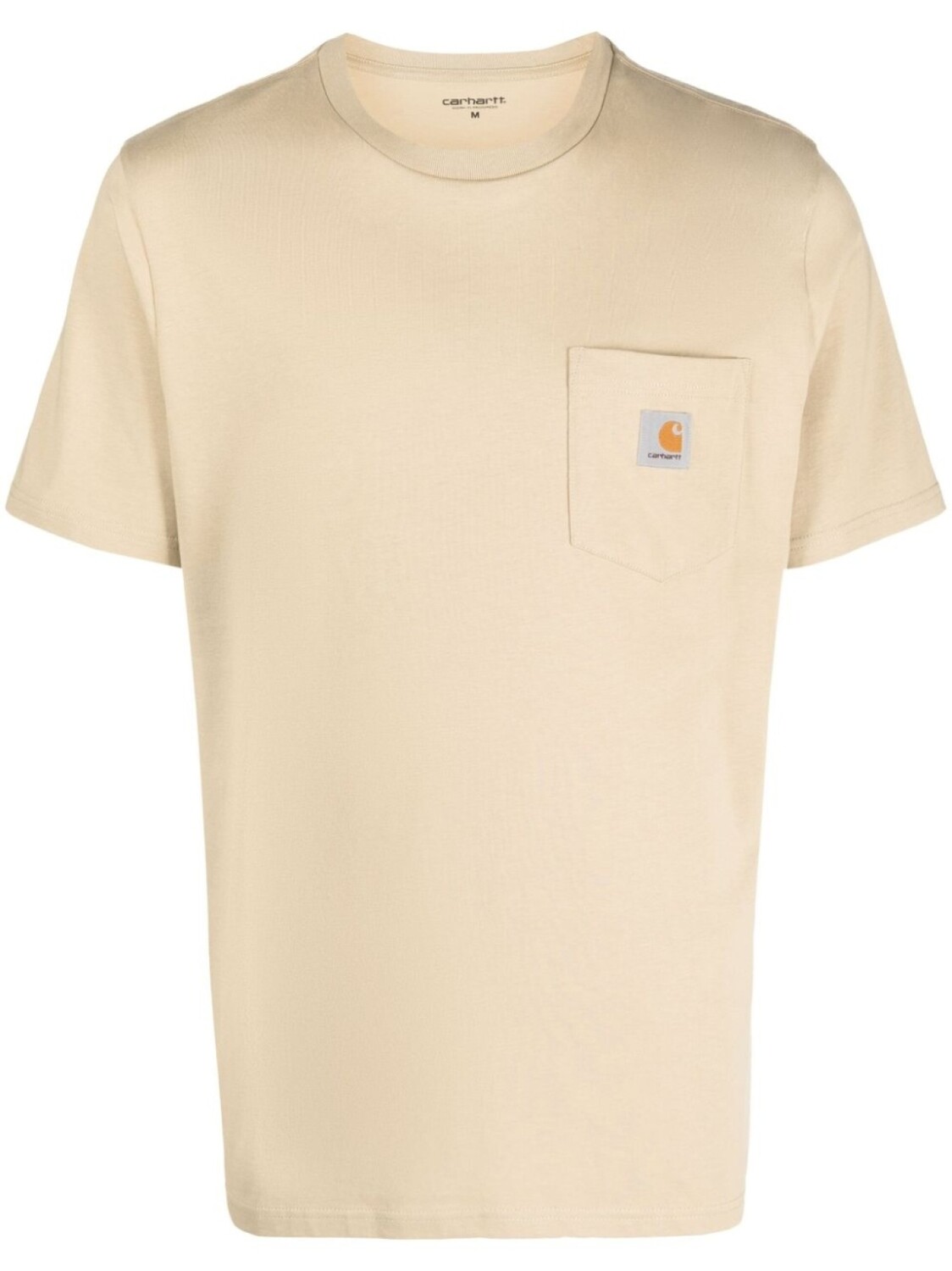 

Футболка с нашивкой-логотипом Carhartt WIP, бежевый