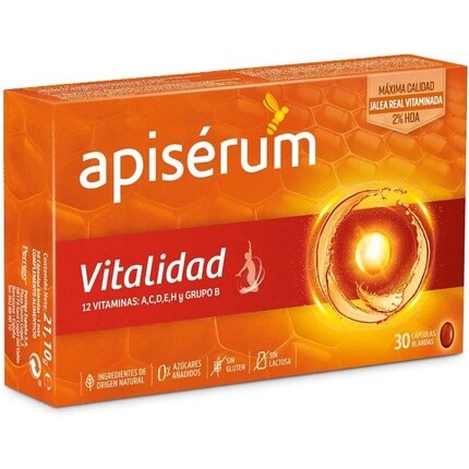 

Жизнеспособность 30 капсул, Apiserum