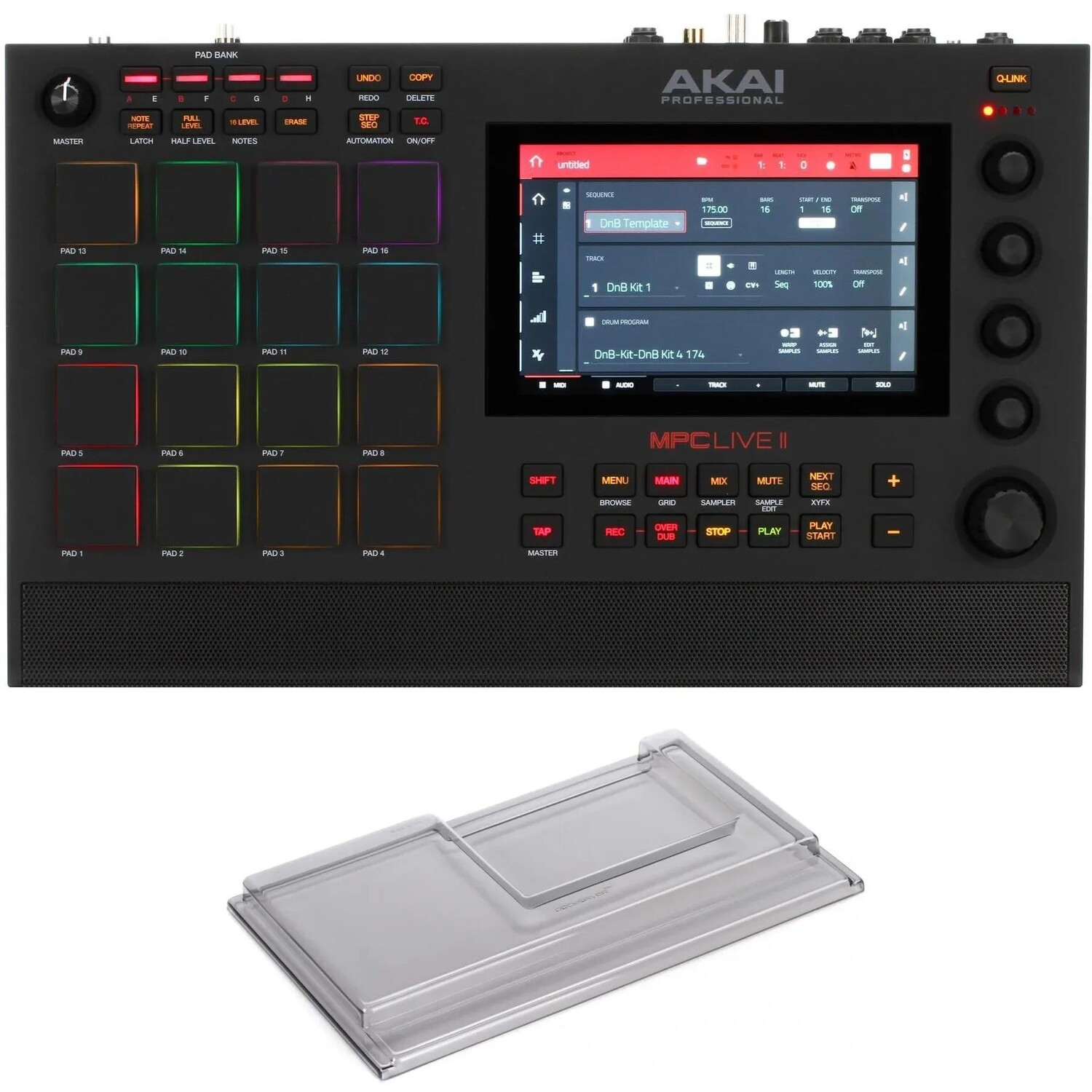 

Автономный семплер и секвенсор Akai Professional MPC Live II с Decksaver