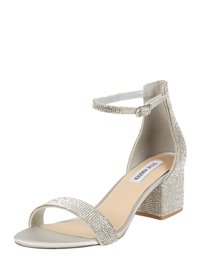 

Туфли со стразами модель "Ирени" Steve Madden, серебро