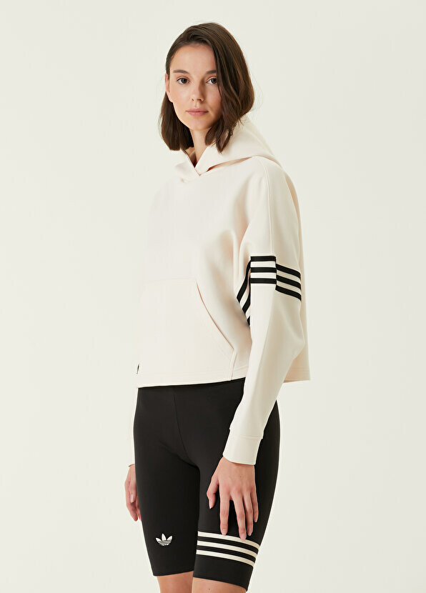 

Белая толстовка с капюшоном adicolor neuclassics Adidas, Белый