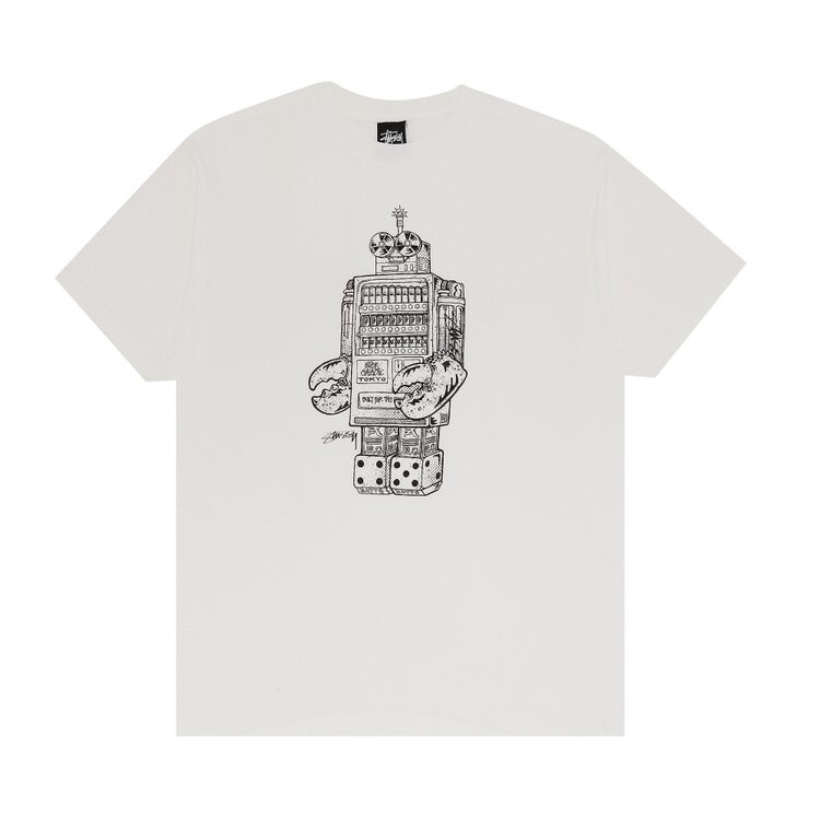 

Футболка Stussy Natto Natto Intergalatic Tokyo 'White', белый