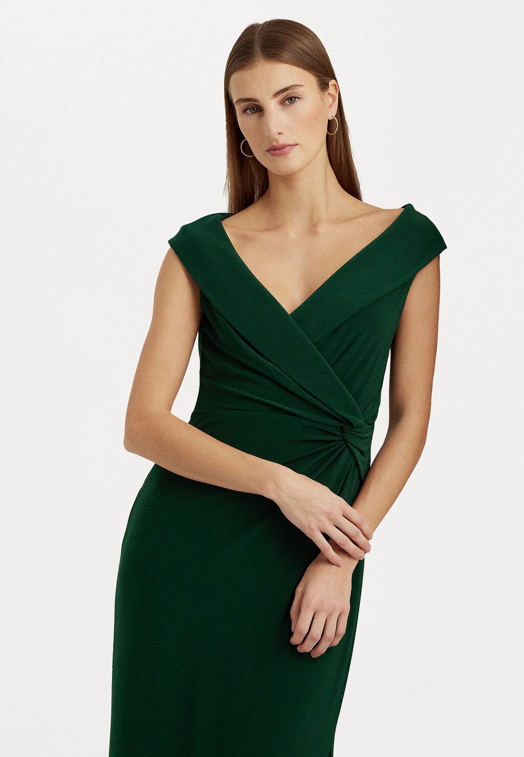 

Вечернее платье Leonidas Sleeveless Gown Lauren Ralph Lauren, цвет season green