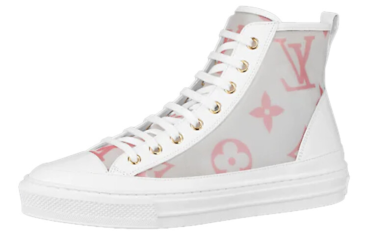 

Высокие кеды Louis Vuitton Wmns Stellar Розовый/Белый