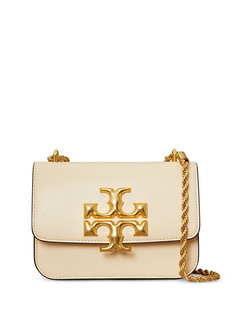 

Маленькая кожаная сумка через плечо Eleanor Tory Burch, цвет Ivory/Cream