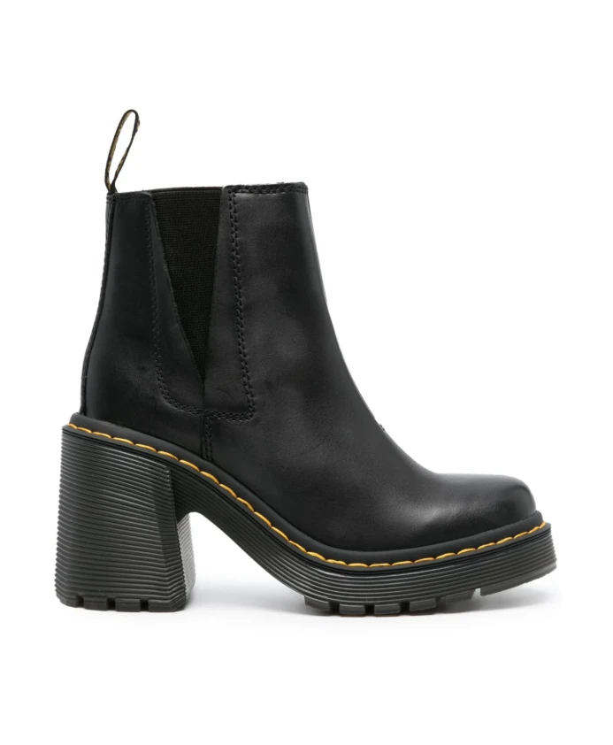 

Кожаные ботинки с эластичными вставками Dr. Martens, черный