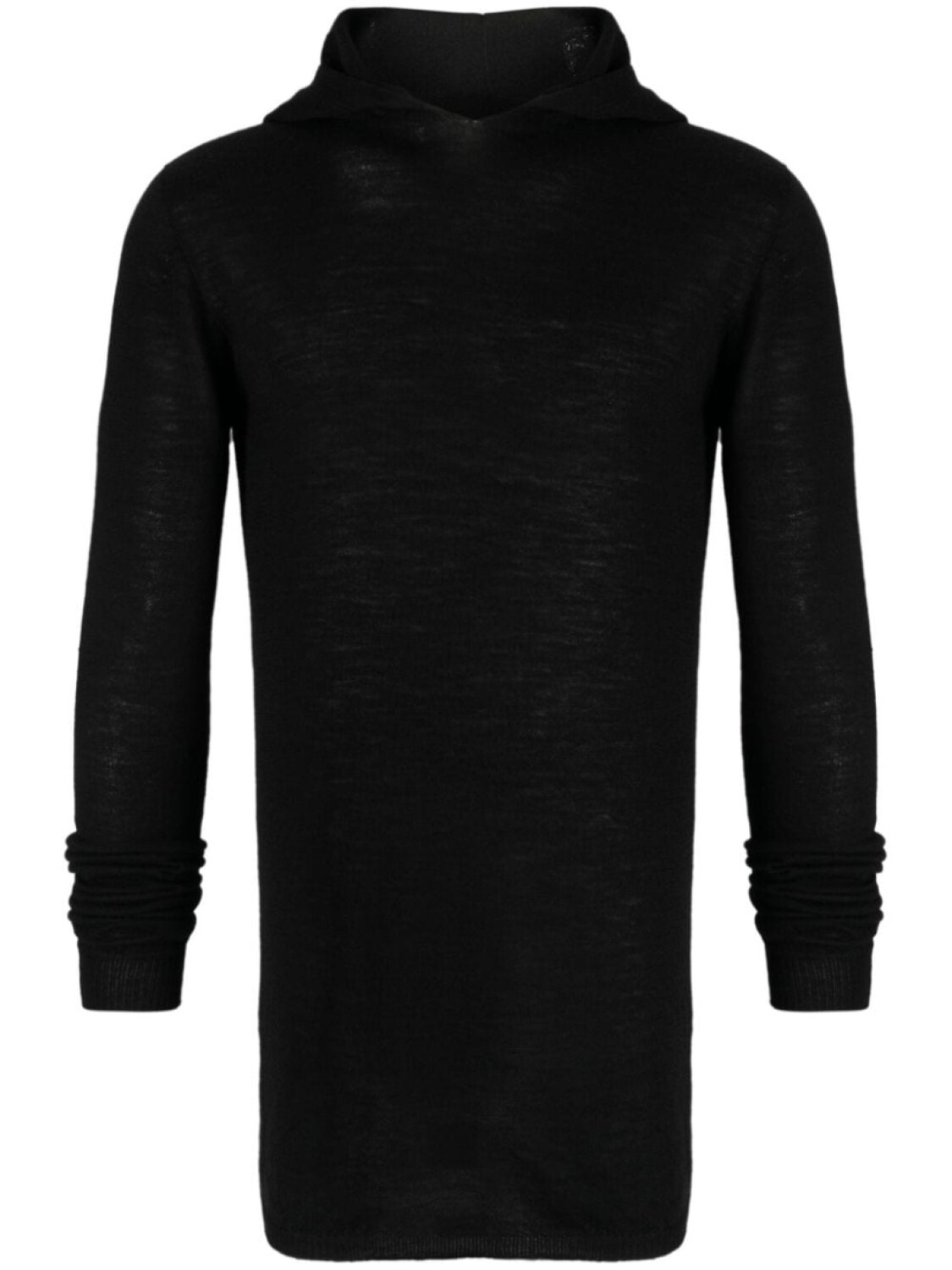 

Rick Owens hooded virgin wool jumper, черный