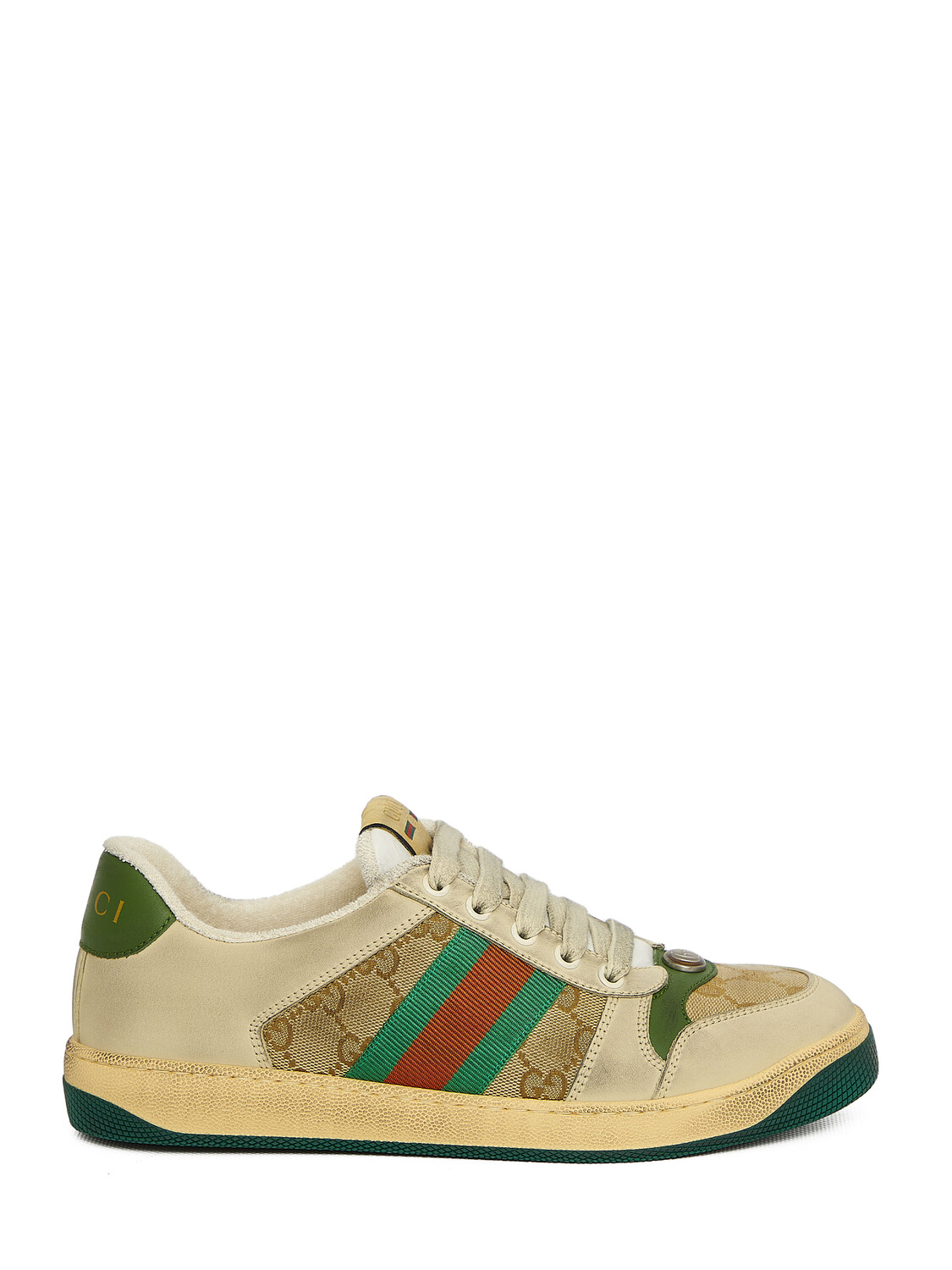 

Кроссовки Gucci Screener GG, бежевый