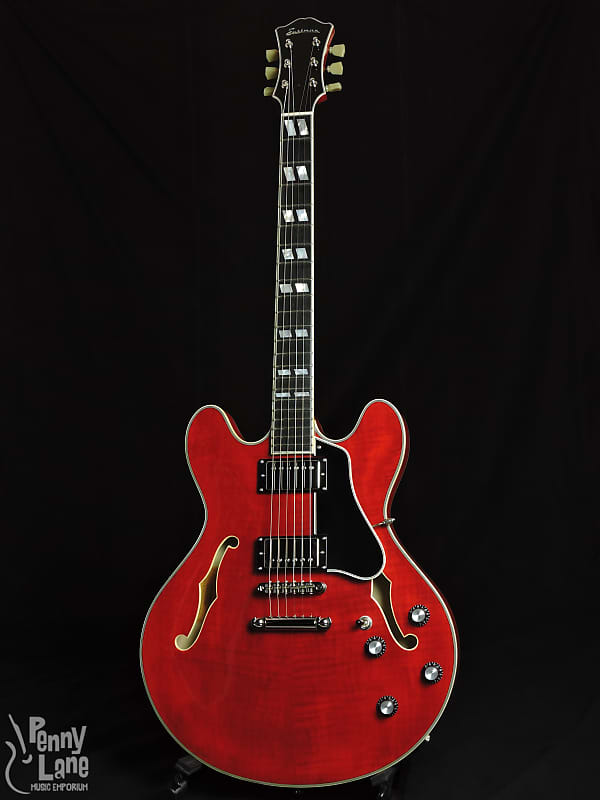 Электрогитара Eastman T486-RD Gloss Red Electric Semi-Hollow Guitar with Case электрогитара eastman t486 rd red p2201543