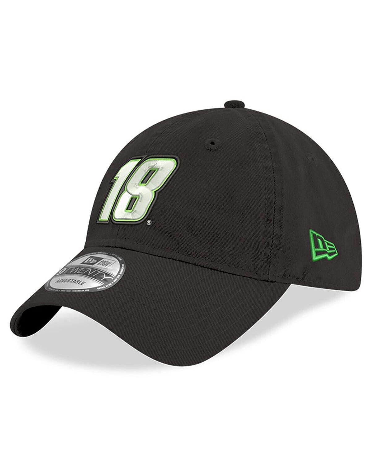 

Мужская черная регулируемая шляпа Kyle Busch ферментной стирки 9Twenty New Era