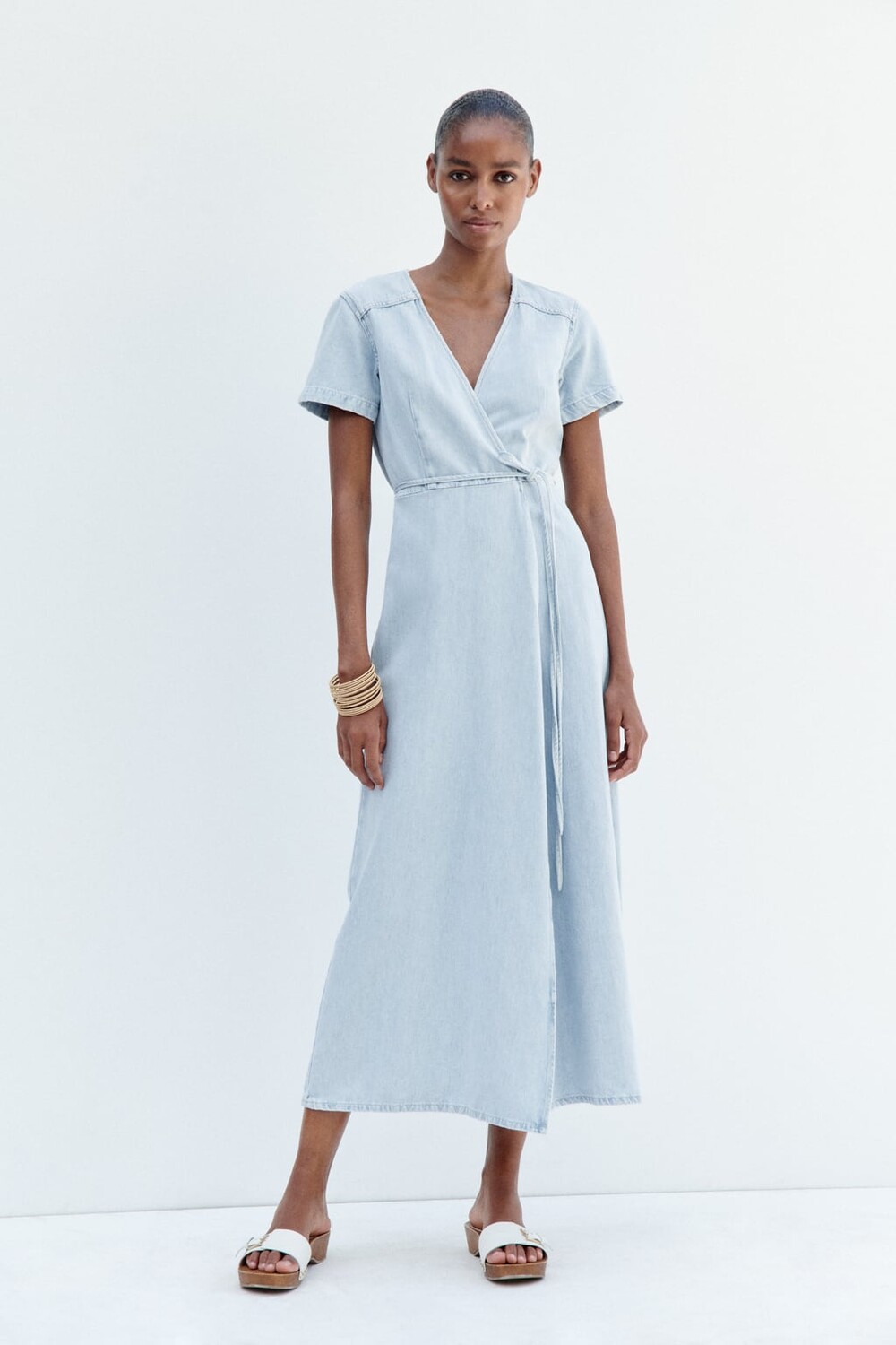 

Платье из денима ZARA, синий