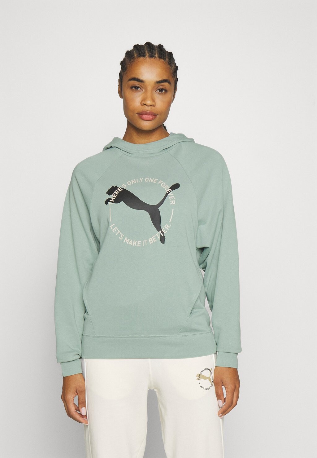 

Толстовка BETTER SPORTSWEAR HOODIE Puma, зеленый туман