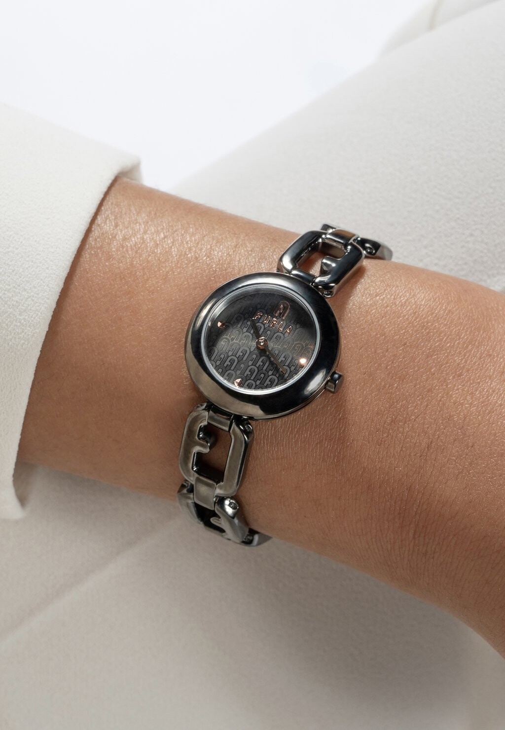 

Часы FURLA QUARTZ ANALOG WATCH FURLA ARCO CHAIN, серебро