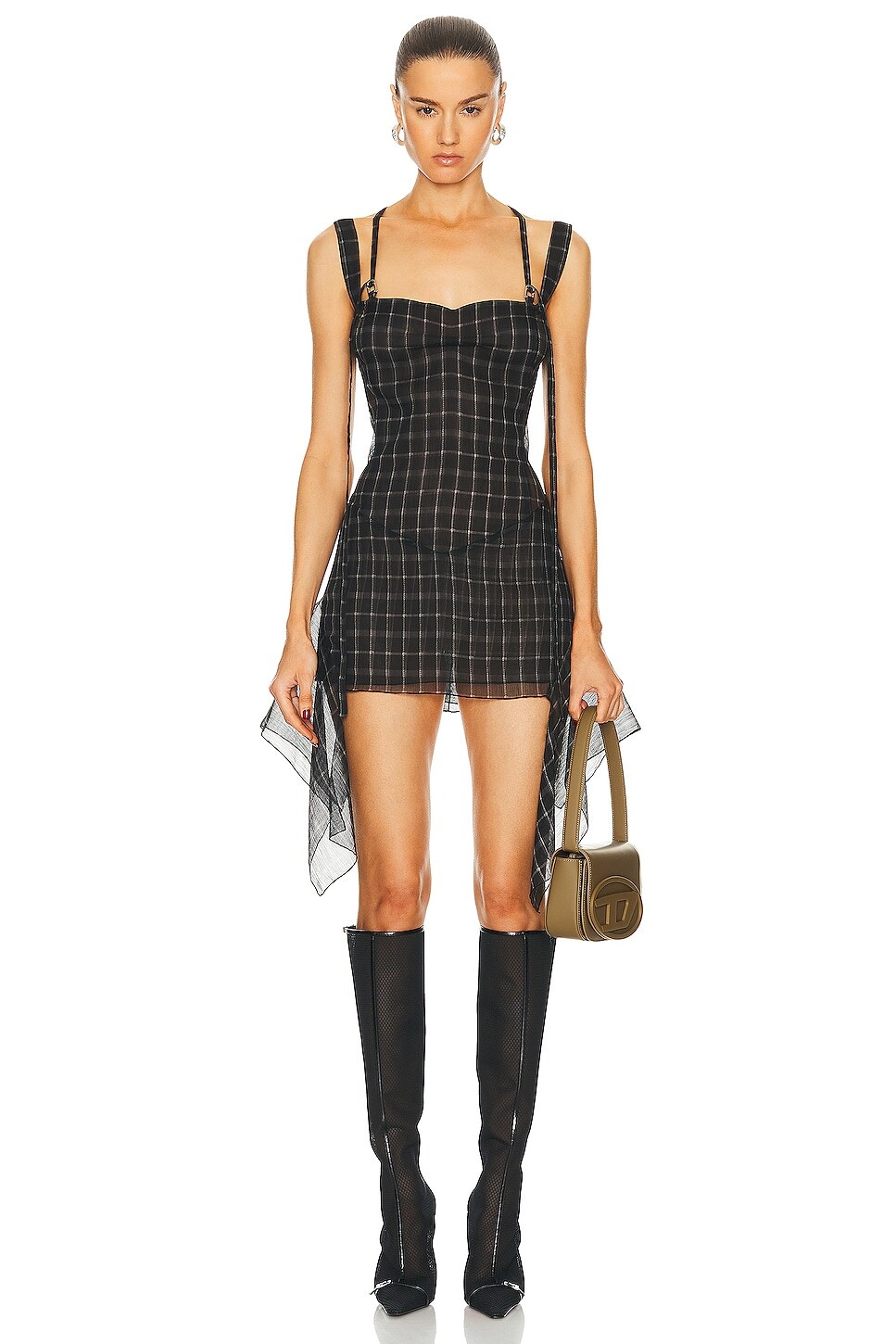 

Платье Тралла Knwls, цвет Moto Check Black