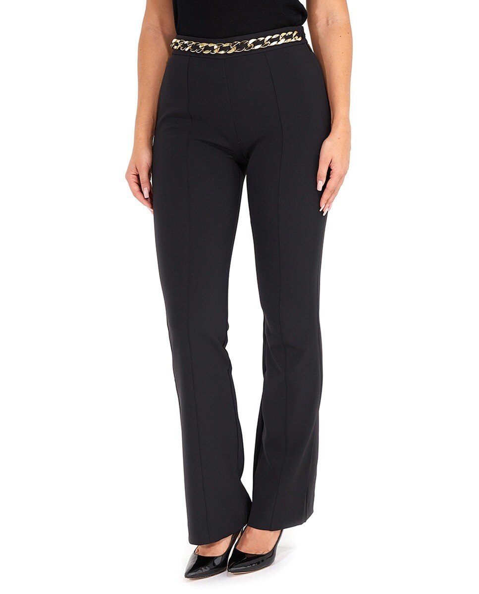 

Женские брюки расклешенного костюмного фасона Marciano by Guess, черный