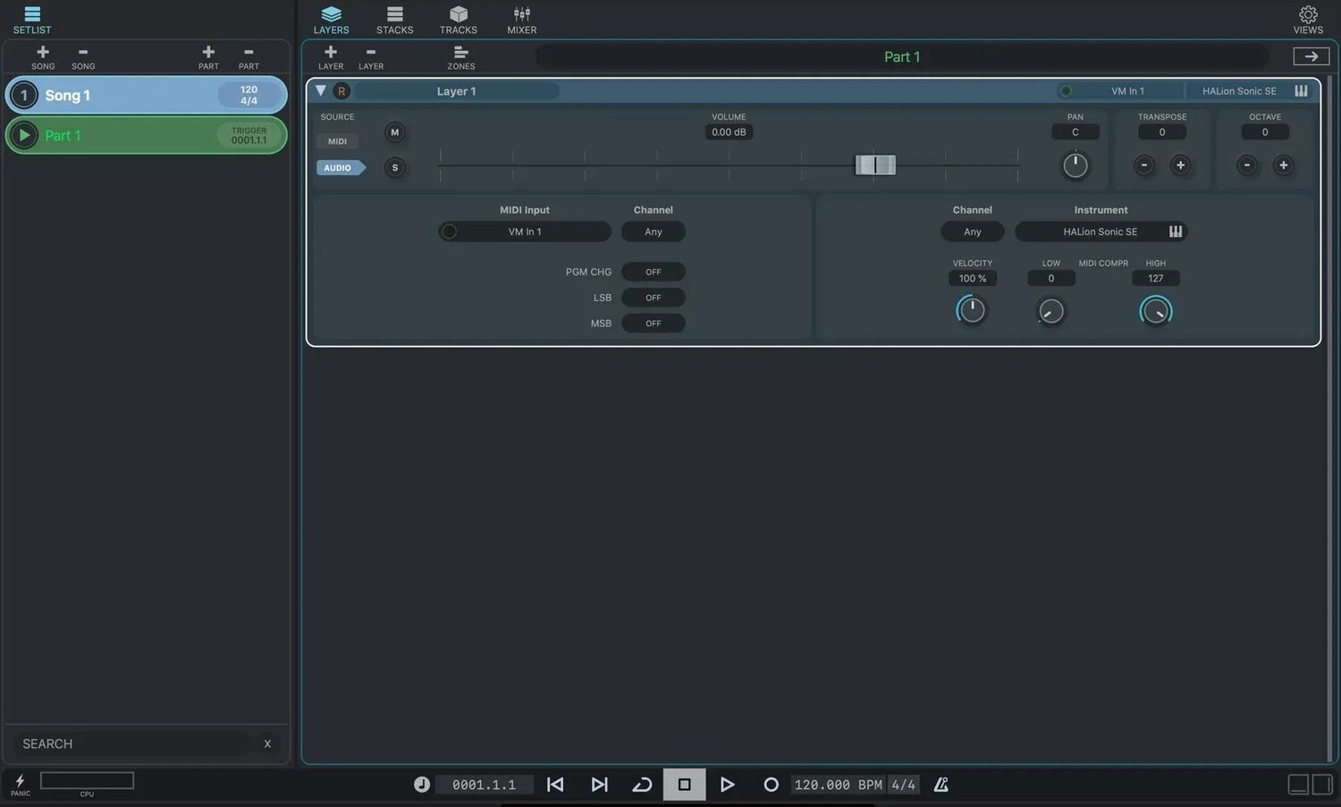 

Система живых выступлений Steinberg VST Live Elements
