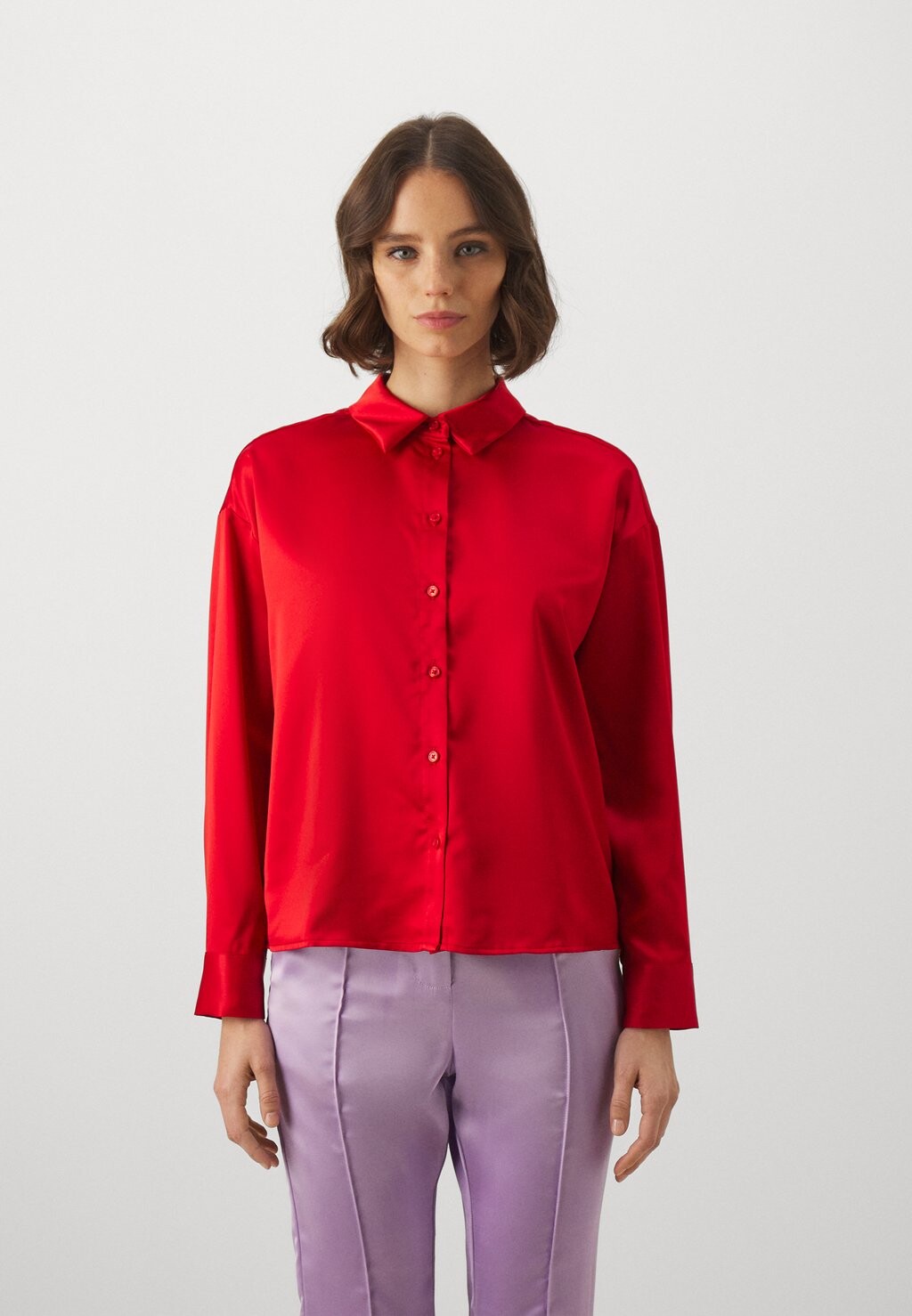 

Рубашка Vero Moda Petite VMMERLE, цвет pompeian red