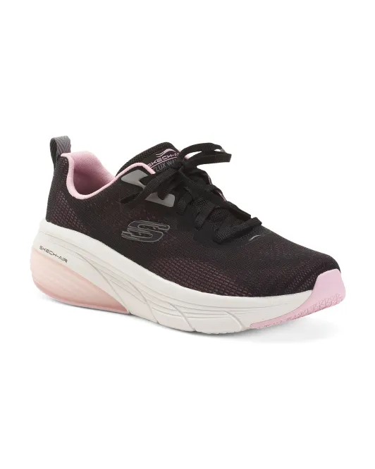 

Кроссовки Skech Air Dlux Skechers, черный/розовый