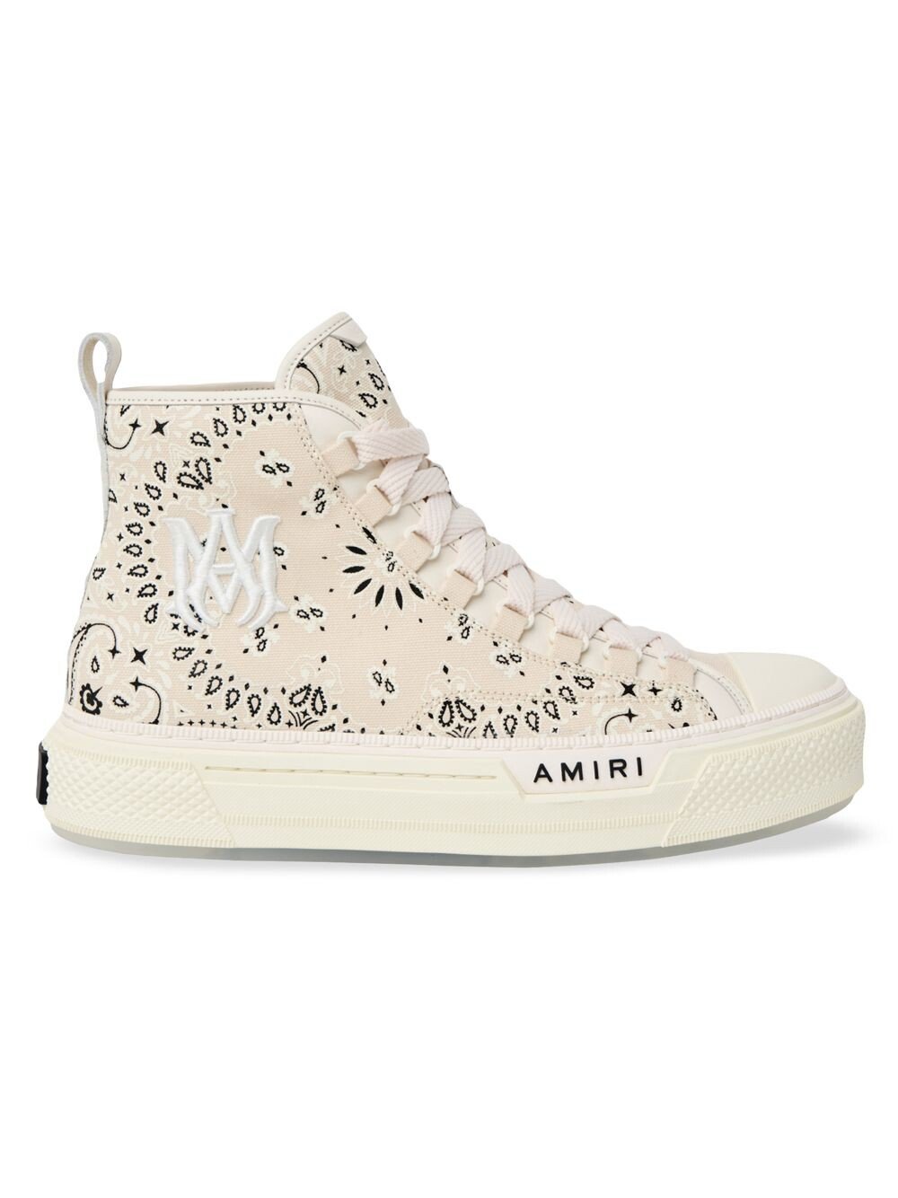 

Высокие кроссовки Court Paisley Amiri, белый