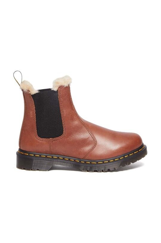 

Доктор Кожаные ботинки Chelsea Martens 2976 Leonore Dr. Martens, коричневый